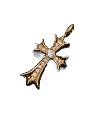 Chrome Hearts Cross Pendant In Gold