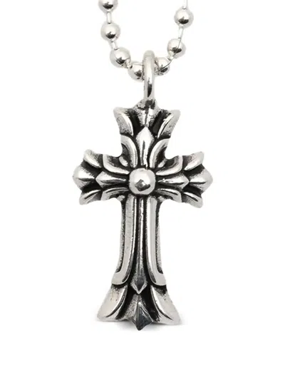 Chrome Hearts Cross-pendant Necklace In Metallic