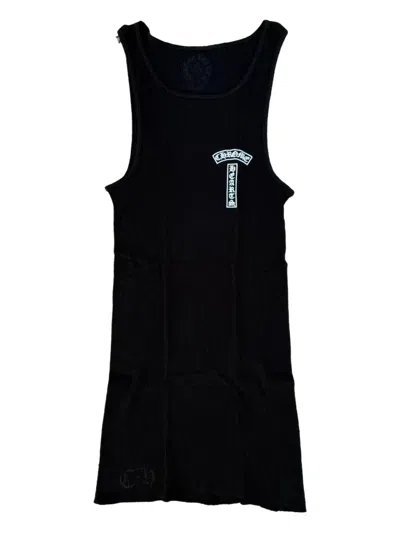 Chrome Hearts Cross Tank Top In Black