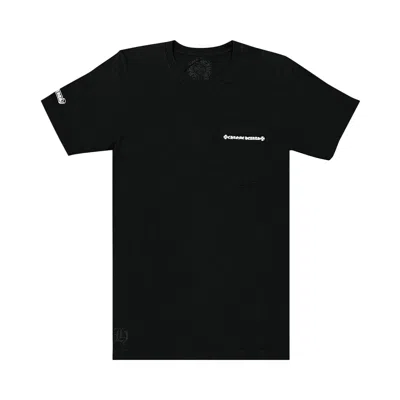 Pre-owned Chrome Hearts Cross Tire Tracks Pocket T-shirt 'black'