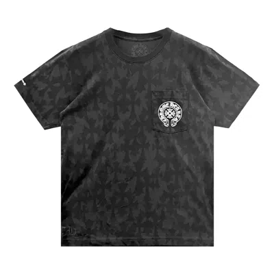 Pre-owned Chrome Hearts Crosses All Over Horseshoe T-shirt 'black'