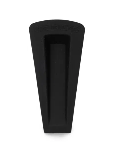 Chrome Hearts Cross-logo Rubber Door Stopper In Black