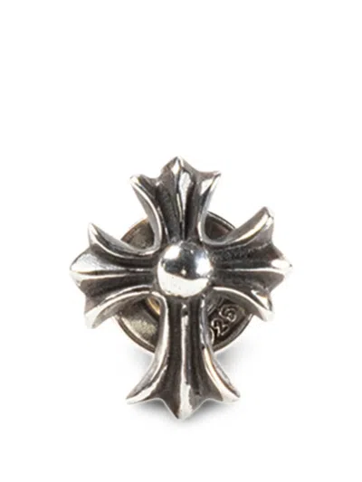 Chrome Hearts Cross-motif Stud Earring In Silver