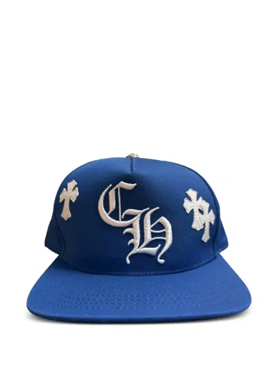 Chrome Hearts Cross-patch Baseball Cap In Blue