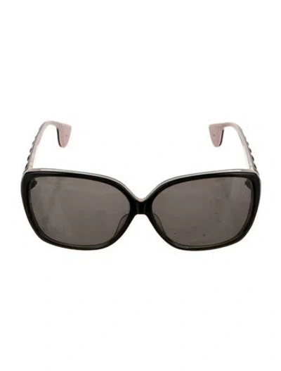 Pre-owned Chrome Hearts Culo Oversize Sunglasses In Black
