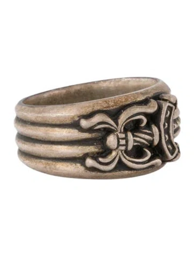 Pre-owned Chrome Hearts Dagger Band Ring In Multicolor