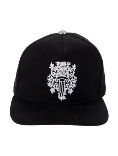Pre-owned Chrome Hearts Dagger Baseball Hat In Black