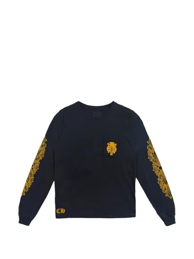 Chrome Hearts Dagger Long-sleeved T-shirt In Blue