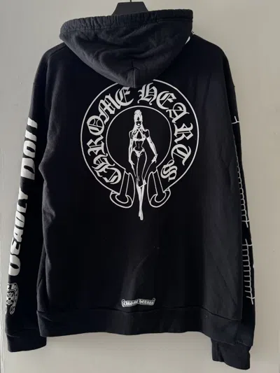 Pre-owned Chrome Hearts Deadly Dolls Exclusive Hoodie In Black