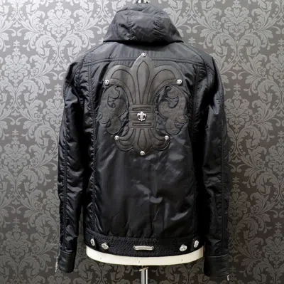 Pre-owned Chrome Hearts Degenerate Nylon Jacket In Black
