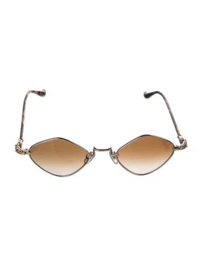 Pre-owned Chrome Hearts Diamond Dog Cat-eye Sunglasses