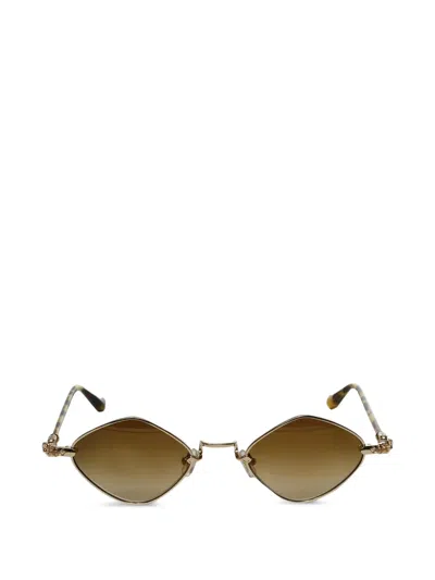 Chrome Hearts Diamond Dog Sunglasses In Brown