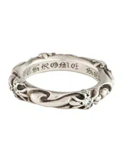 Pre-owned Chrome Hearts Diamond Maltese Cross Band In Multi