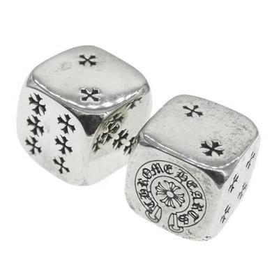 Pre-owned Chrome Hearts Dice Set Of 2 In Multicolor