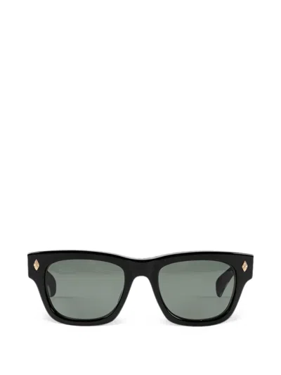 Chrome Hearts Dick Fitzener Rectangle-frame Sunglasses In Black