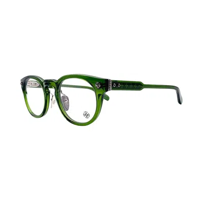 Pre-owned Chrome Hearts Dingalonglinglong Glasses 'dark Olive' | Green | Men's Size Onesize