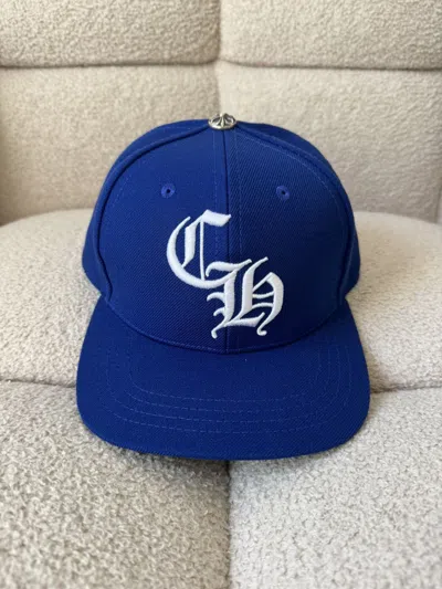 Pre-owned Chrome Hearts Dodger Blue Ch Hat