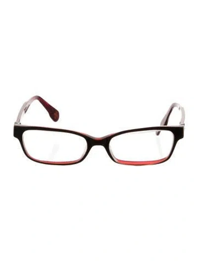 Pre-owned Chrome Hearts Dollz Square Eyeglasses In Black