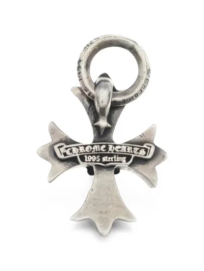 Chrome Hearts Double Ch Plus Pendant In Silver