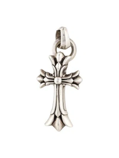 Pre-owned Chrome Hearts Double Cross Pendant In Multicolor