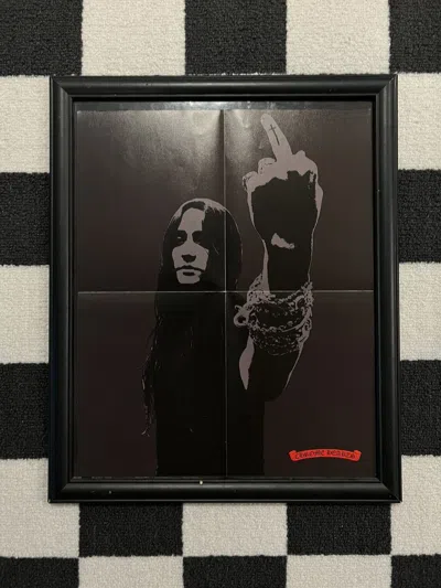 Pre-owned Chrome Hearts Double-sided Poster Home Decor In Multi