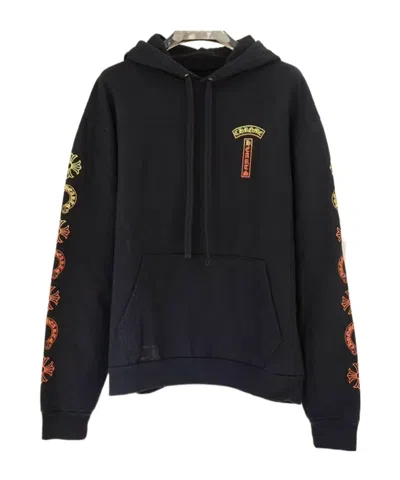 Chrome Hearts Drawstring Hooded Sweatshirt In Black
