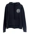 Chrome Hearts Drawstring Hooded Sweatshirt In Blue