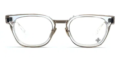 Chrome Hearts Duck Butter - Cristal / Gold Rx Glasses In Crystal