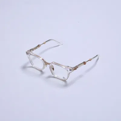 Pre-owned Chrome Hearts Duck Butter Glasses In Crystal