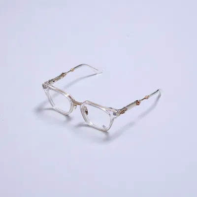 Pre-owned Chrome Hearts Duck Butter Glasses In Crystal Pre-owned Chrome Hearts Duck Butter Glasses In Crystal