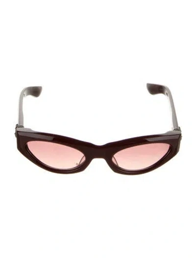 Pre-owned Chrome Hearts Edenbox Cat-eye Sunglasses In Black