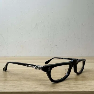 Pre-owned Chrome Hearts Educuntation Glasses In Black