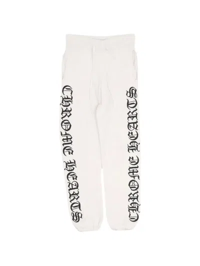 Chrome Hearts Elasticated-waistband Track Pants In White