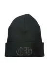 Chrome Hearts Embroidered-logo Beanie Hat In Black