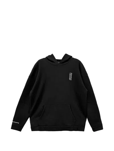 Chrome Hearts Embroidered Logo-print Hoodie In Black