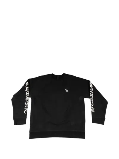 Chrome Hearts Embroidered Logo-print Sweatshirt In Black