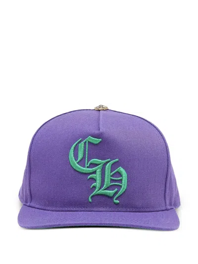 Chrome Hearts Embroidered Trucker Hat In Purple