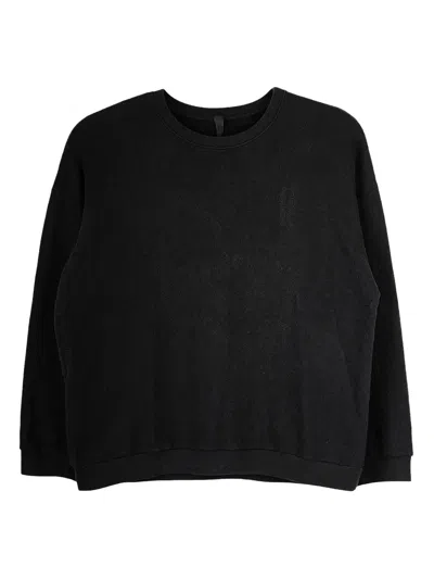 Chrome Hearts Embroidered Vertical-logo Sweatshirt In Black