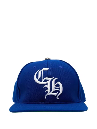 Chrome Hearts Embroidered-logo Baseball Hat In Blue
