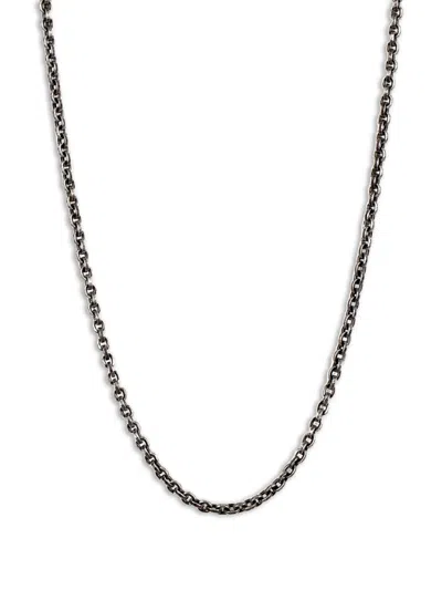 Chrome Hearts Engraved Link-chain Necklace In Silver