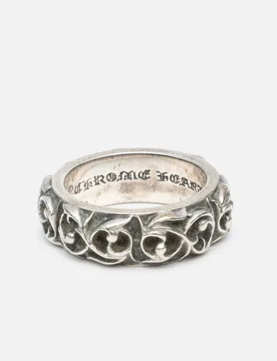 Chrome Hearts Eternity Vine Ring In Silver