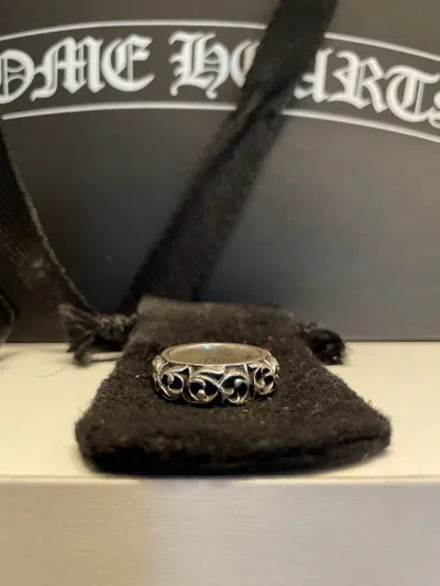 Pre-owned Chrome Hearts “eternity Vine” Ring Size 5.5 In Silver