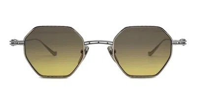 Chrome Hearts Evaculation - Gold Plated / Shiny Silver Sunglasses In Metallic