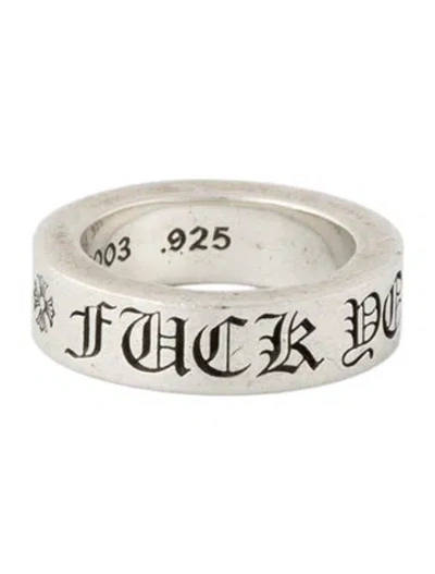 Pre-owned Chrome Hearts Explicit Spacer Ring In Multi