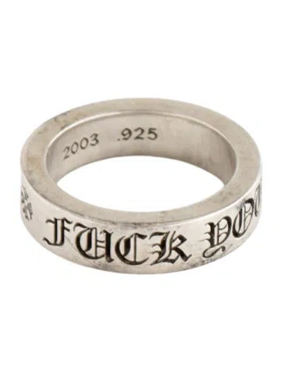 Pre-owned Chrome Hearts Explicit Spacer Ring In Multi