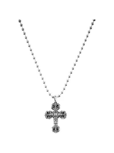 Chrome Hearts Filigree Ball-chain Necklace In Purple