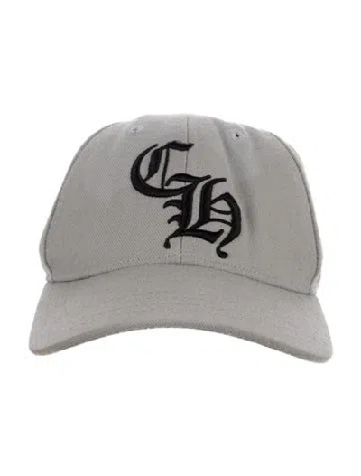 Pre-owned Chrome Hearts Fitted Ch Baseball Hat In Gray