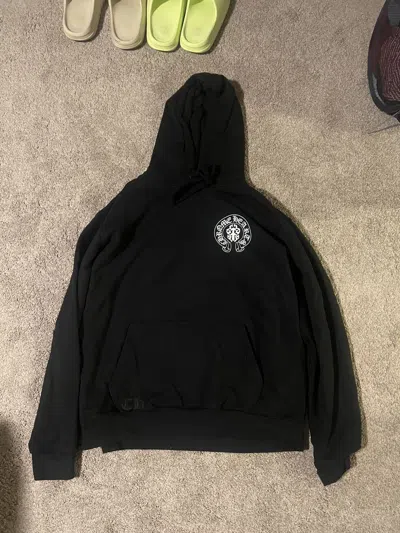 Pre-owned Chrome Hearts Flag Hoodie In Black