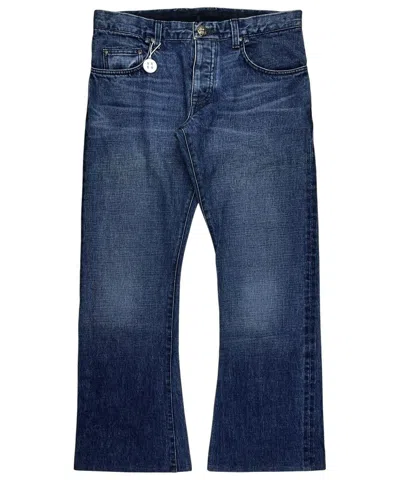 Pre-owned Chrome Hearts Flared Bootcut Blue Denim Jeans