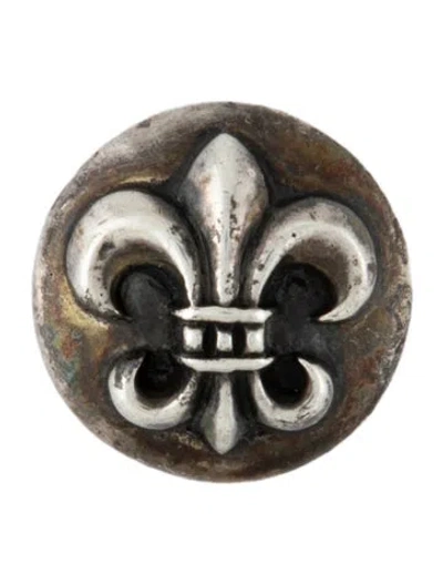 Pre-owned Chrome Hearts Fleur De Lis Hair Tie In Metallic/silver